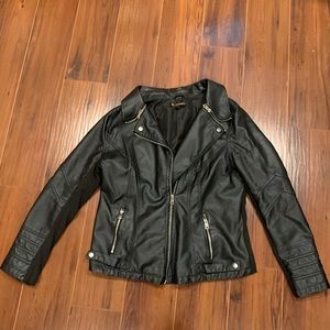 Faux Leather Jacket